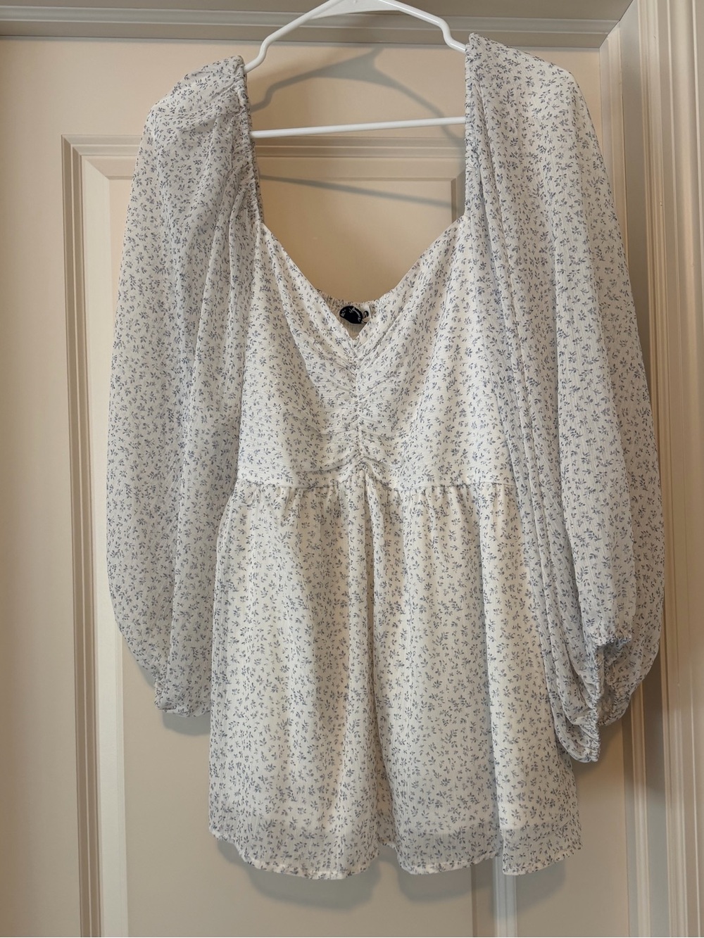 White Floral Top from Arula